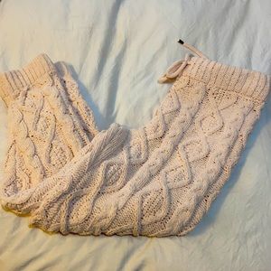 XL cable knit sleep/lounge pants